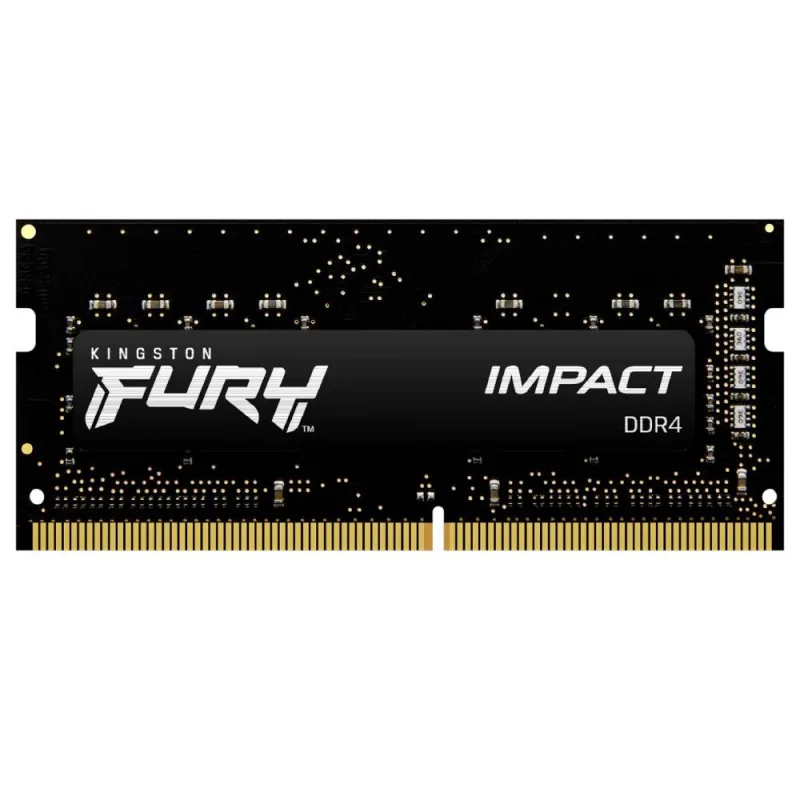 8GB Kingston FURY Impact DDR4 3200MHz Laptop Memory Module - KF432S20IB/8 - Speed Boost, Plug N Play Upgrade