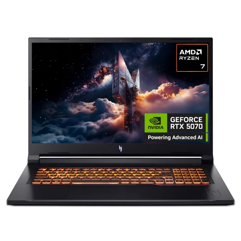 Acer Nitro V17 AMD Ryzen 7 16GB RAM 1TB SSD RTX 5070 144Hz 17.3 Inch Windows 11 Gaming Laptop