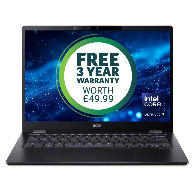 Acer TravelMate P6 Intel Core Ultra 7 16GB RAM 512GB SSD 14 Inch Windows 11 Laptop