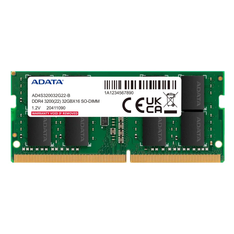ADATA AD4S32008G22-DTGN memory module 16 GB 2 x 8 GB DDR4 260-pin SO-D
