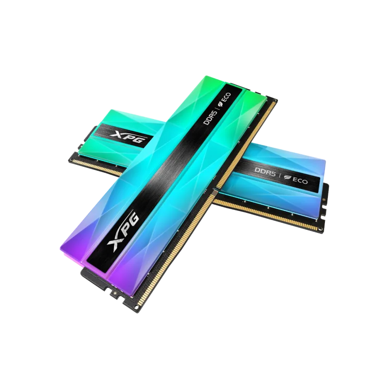 ADATA XPG Lancer Neon RGB 32GB (2x16GB) 7200MHz CL34 DDR5 XMP EXPO Memory Kit - AX5U7200C3416G-DCLANRSG