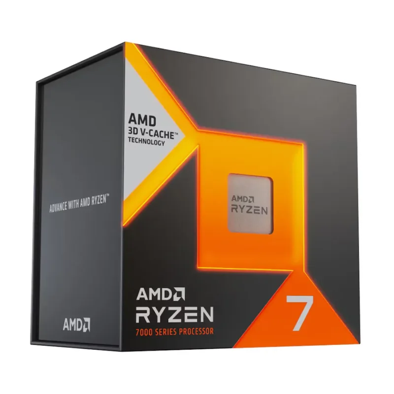 AMD Ryzen 7 7800X3D Socket AM5 4.2GHz 8-Core Processor - Zen 4, PCIe 5.0, DDR5 Support