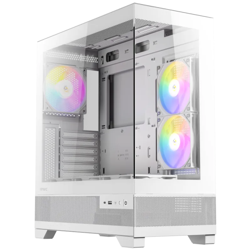 ANTEC CX700 RGB ELITE ATX MID, USB3, x6 RGB FANS - White Gaming Case - 0-761345-10044-1