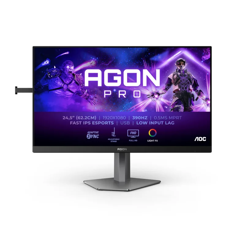 AOC AGON AG256FS 24.5 IPS Full HD 390Hz 1ms Height-Adjustable Gaming Monitor