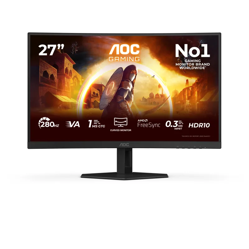 AOC AGON C27G4ZXE 27 VA Full HD 280Hz 0.3ms Curved Gaming Monitor
