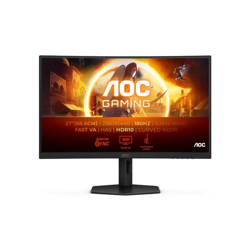 AOC AGON CQ27G4X 27 VA QHD 180Hz 0.5ms Curved Gaming Monitor