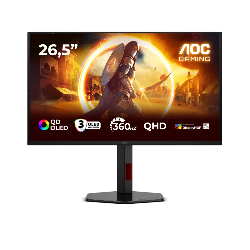 AOC AGON Q27G4SDR 27 QD-OLED QHD 360Hz 0.03ms Gaming Monitor