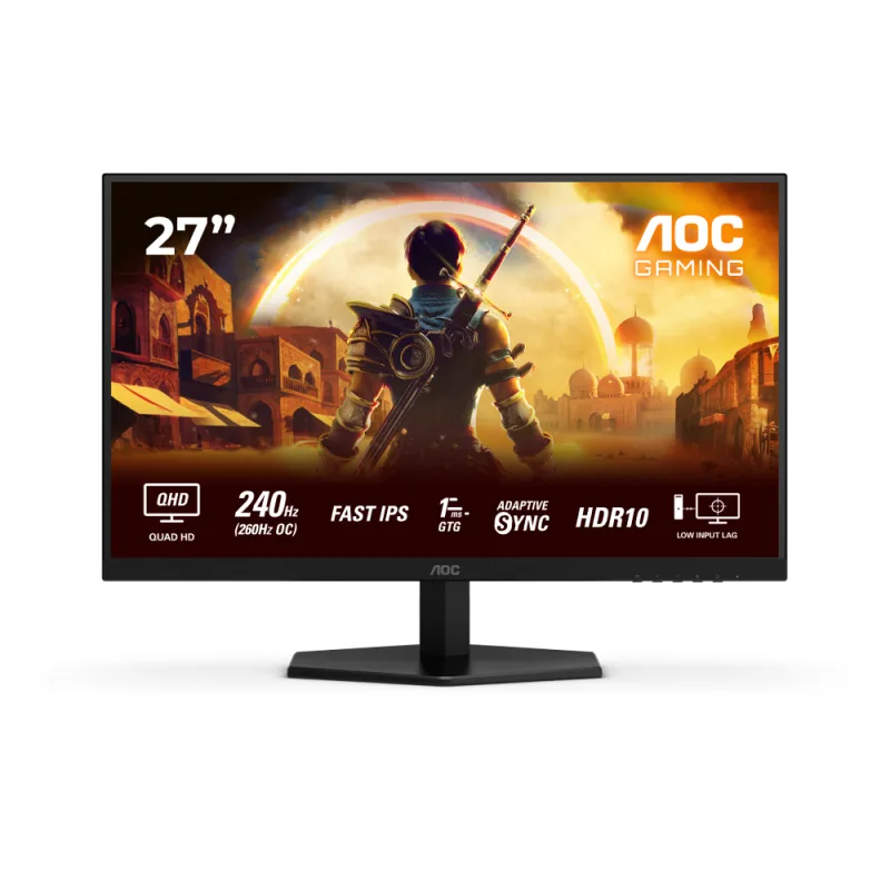 AOC AGON Q27G4ZE 27 Fast IPS QHD 240Hz 0.3ms Gaming Monitor