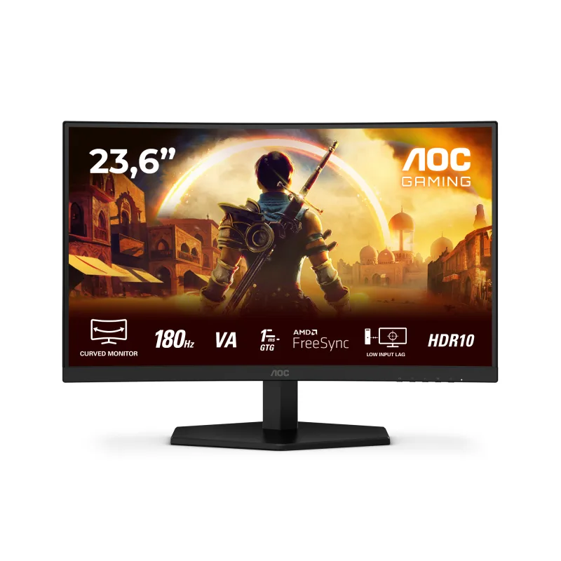 AOC G4 C24G42E 23.6 VA Full HD 180Hz 0.5ms Curved Gaming Monitor