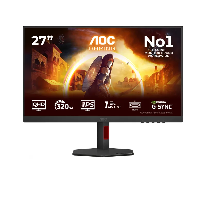 AOC G4 Q27G4SRU 27 Fast IPS QHD 320Hz 0.3ms Gaming Monitor