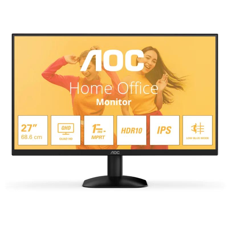 AOC Q27B35E 27 IPS QHD 1ms HDR10 Low Blue Light Monitor