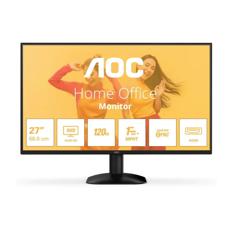AOC Q27B35S3 27" IPS Quad HD 120Hz Adaptive sync Monitor with Speakers