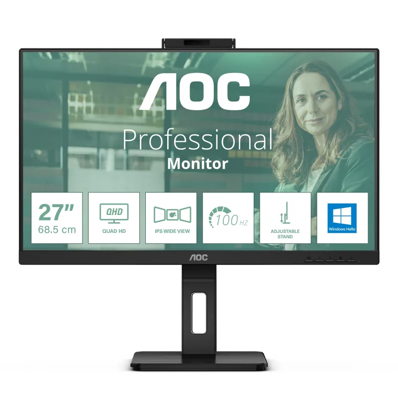 AOC Q27P3CW computer monitor 68.6 cm (27") 2560 x 1440 pixels Qua