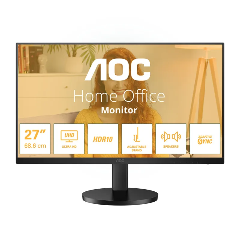 AOC U27B3AF 27 IPS 4K UHD Height-Adjustable Monitor