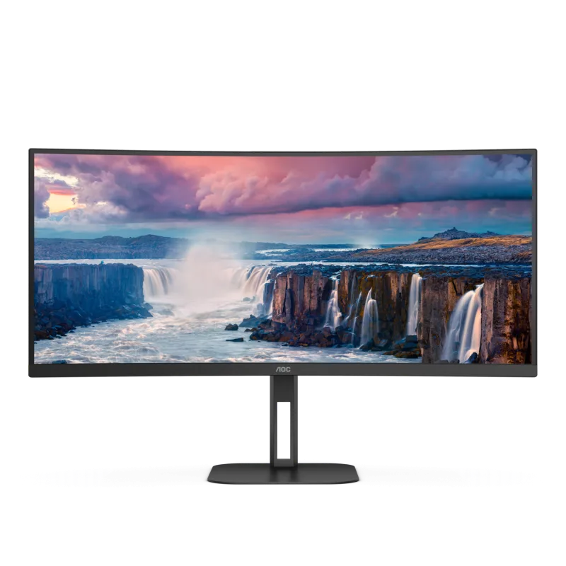 AOC V5 CU34V5C 34 VA WQHD 100Hz 1ms UltraWide Curved USB-C Monitor