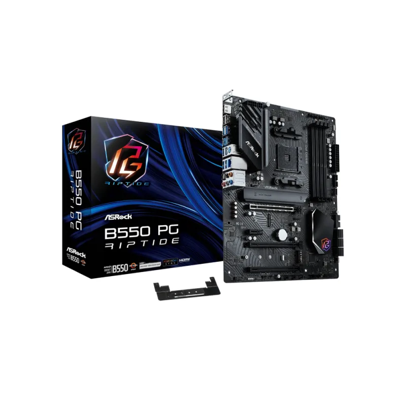 Asrock B 550 PHANTOM GAMING Riptide ATX DDR4 AMD Socket AM4 Motherboard