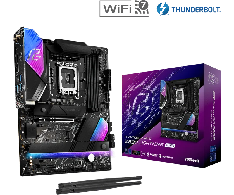 ASRock Z890 Lightning WiFi Gaming Motherboard