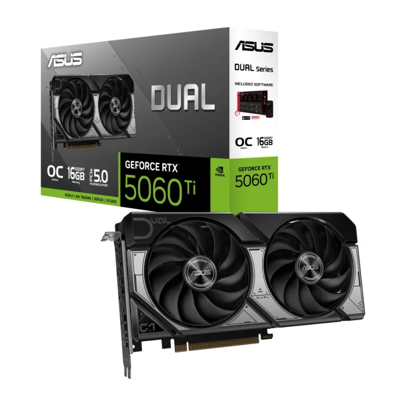 ASUS GeForce RTX 5060 Ti Dual 16GB OC Graphics Card