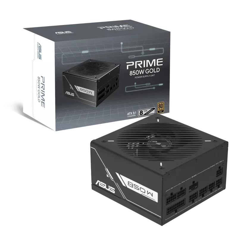ASUS Prime 850W Gold ATX 3.1 Fully Modular ATX Power Supply