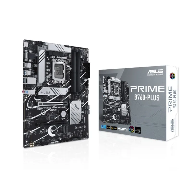 ASUS Prime B760-PLUS Intel B760 Socket LGA 1700 ATX Motherboard
