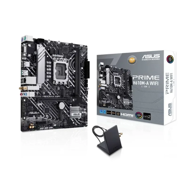 ASUS PRIME H610M-A LGA 1700 DDR5 micro ATX Motherboard