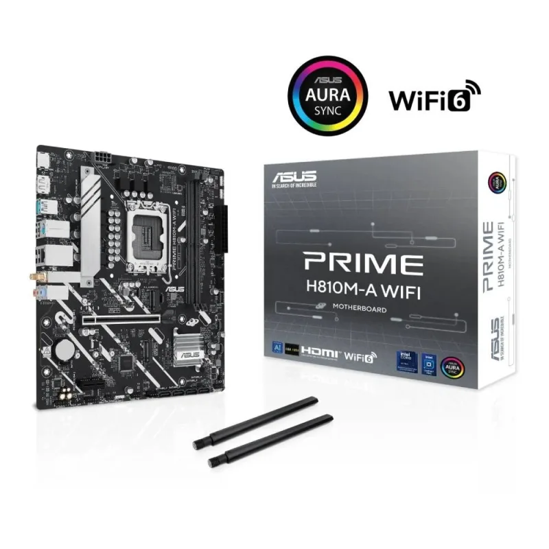 ASUS PRIME H810M-A WIFI Intel H810 Micro-ATX LGA 1851 Motherboard