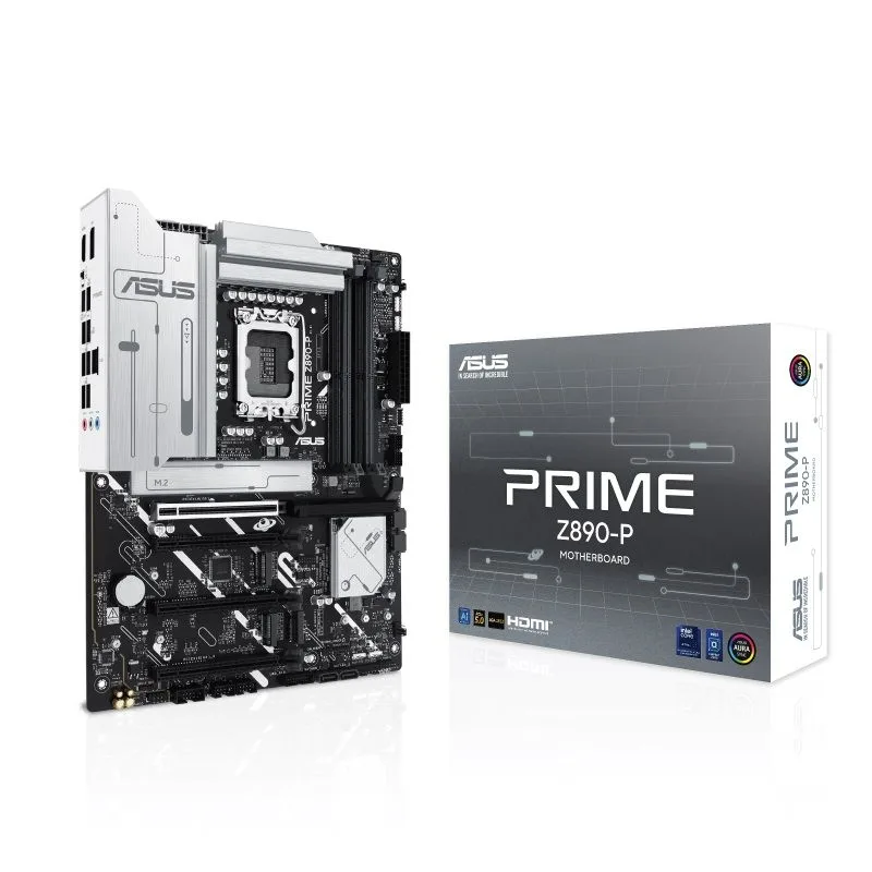 ASUS PRIME Z890-P 90MB1I50-M0EAY0 DDR5 ATX Motherboard - Advanced AI Ready & Enhanced Memory Profile III