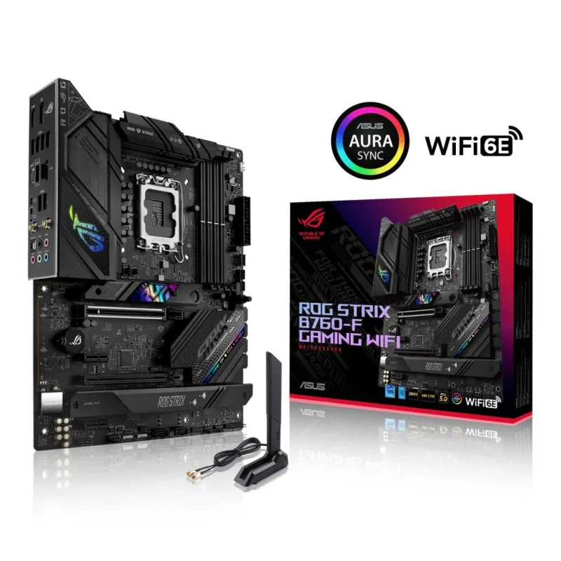 ASUS ROG Strix B760-F Gaming WiFi LGA 1700 ATX PCIe 5.0 Motherboard