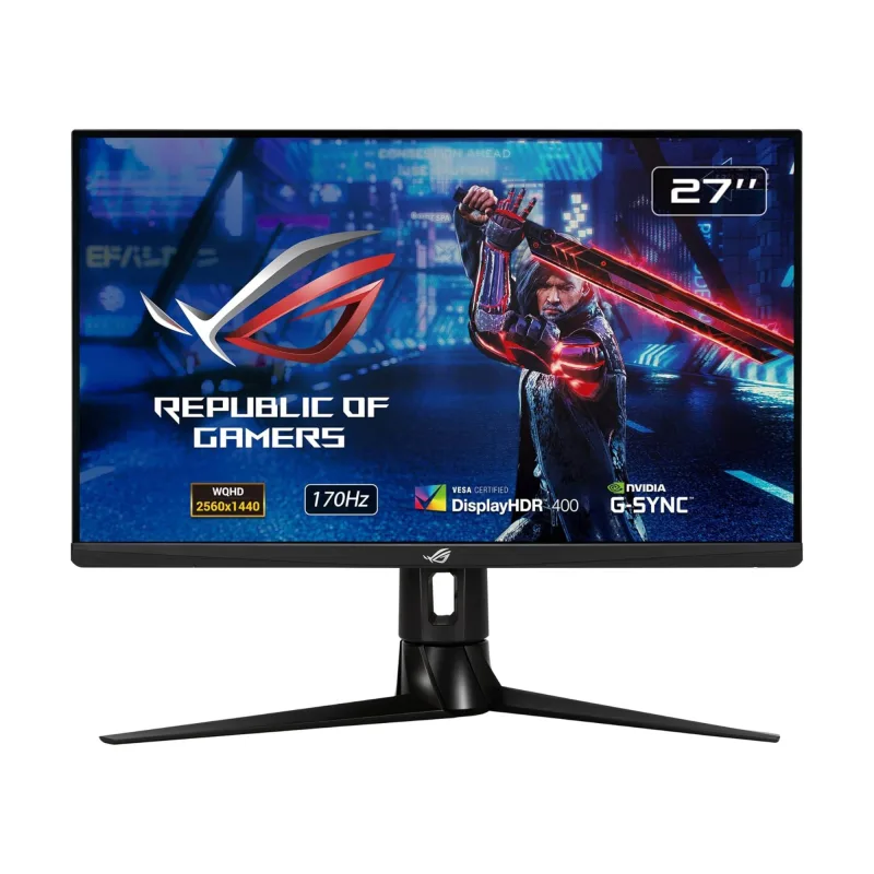 ASUS ROG XG27AQ 27" IPS Wide Quad HD 170Hz 1ms Height Adjustable Built in Speakers Gaming Monitor