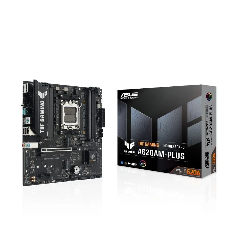ASUS TUF Gaming A620AM-PLUS AMD A620A micro ATX AM5 Motherboard