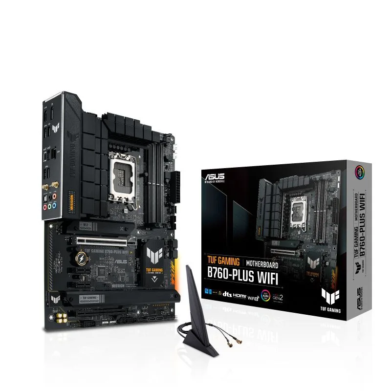 ASUS TUF GAMING B760-PLUS WIFI ATX Intel LGA 1700 Motherboard
