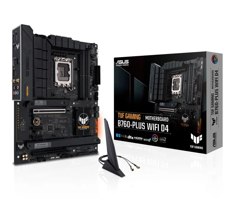 ASUS TUF GAMING B760-PLUS WIFI D4 Intel DDR4 ATX Motherboard - LGA 1700