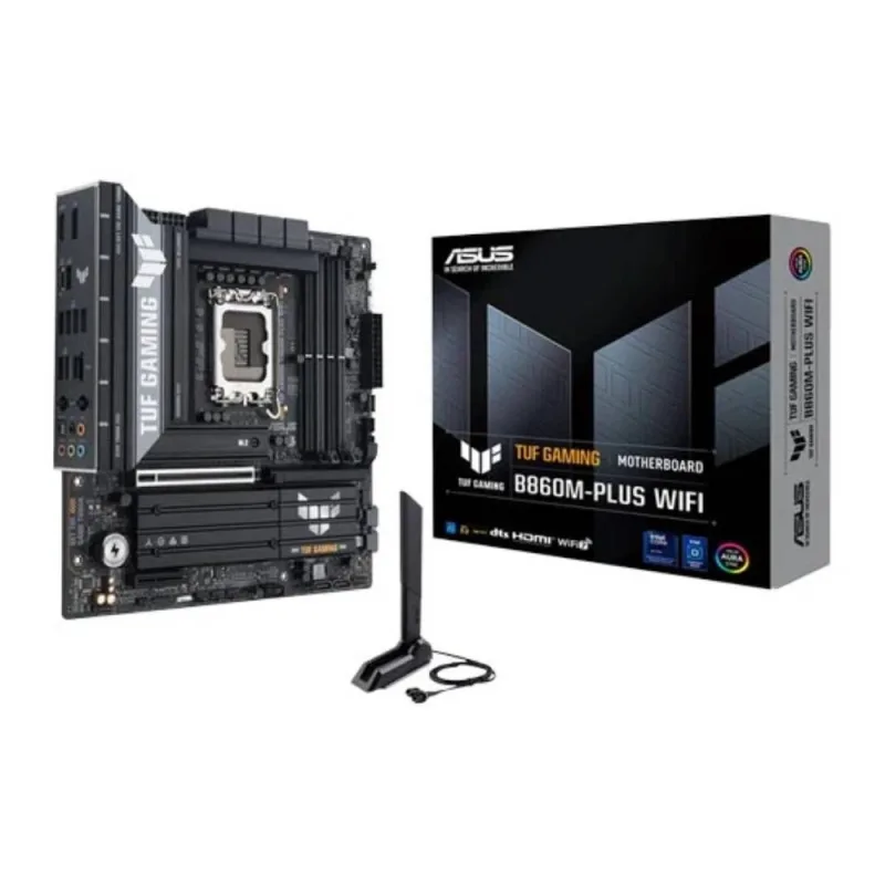 ASUS TUF GAMING B860M-PLUS WIFI DDR5 micro ATX LGA 1851 Motherboard