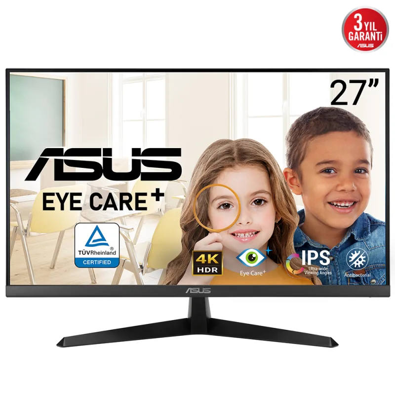 ASUS VY27UQ computer monitor 68.6 cm (27") 3840 x 2160 pixels 4K