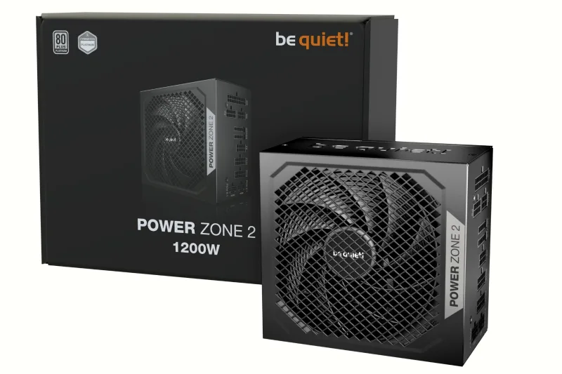 be quiet! Power Zone 2 1200 Watt Fully Modular 80+ Platinum ATX 3.1 Power Supply - BP030EU