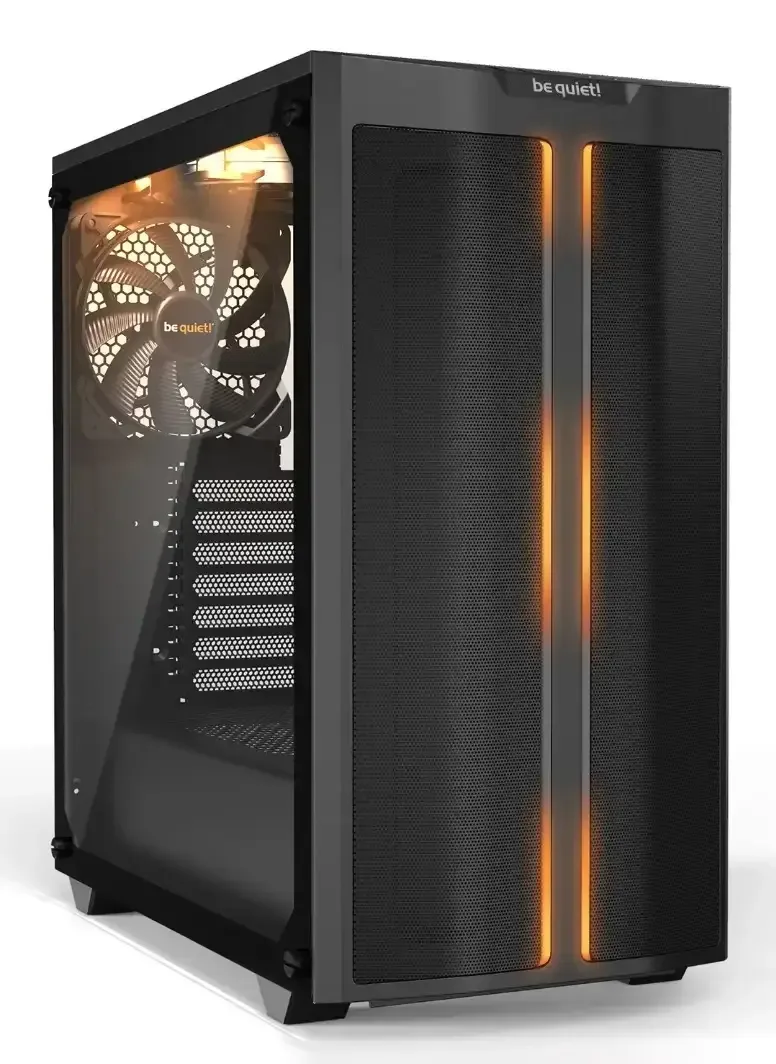 be quiet! Pure Base 500 DX Mid Tower Black, Tempered Glass, High Airflow, ARGB Lighting, Gaming PC Case