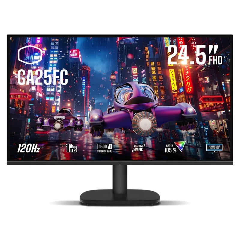 Cooler Master GA25FC 24.5 IPS Full HD 120Hz 1ms Gaming Monitor