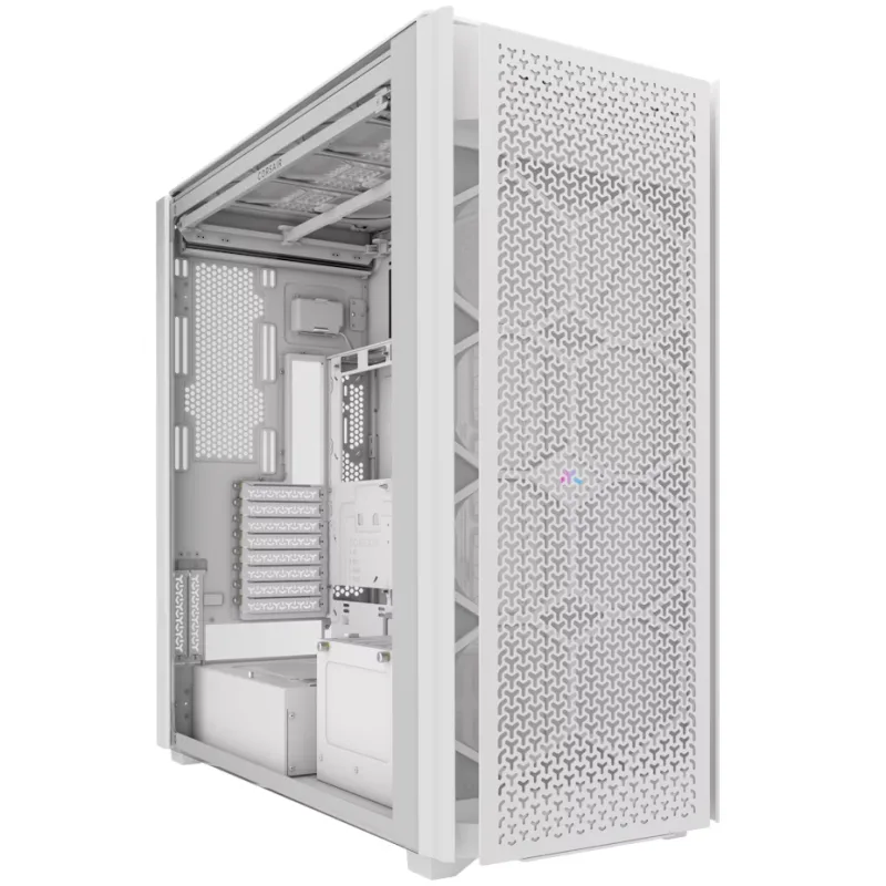 Corsair 9000D RGB Airflow Tempered Glass Full Tower Gaming PC Case - White