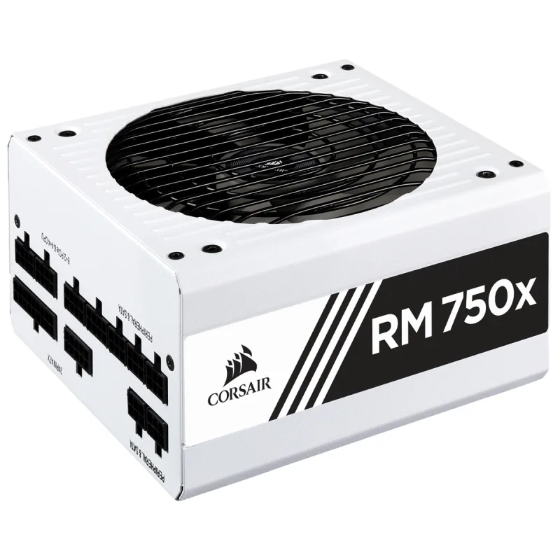Corsair RM750x power supply unit 750 W 20+4 pin ATX ATX Black. White