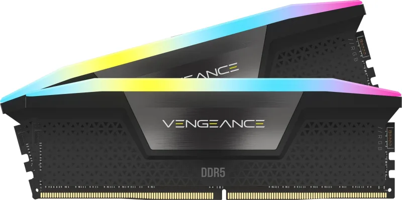 Corsair Vengeance RGB 16GB (2×8GB) DDR5 5200MHz Desktop Memory Kit - CMH16GX5M2B5200C40