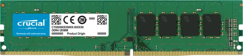 Crucial 32GB 3200Mhz DDR4 Single Channel Desktop Memory - OEM