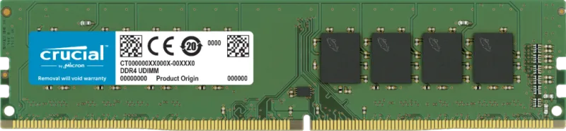 Crucial 8GB 3200Mhz DDR4 Single Channel Desktop Memory - OEM