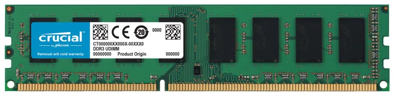 Crucial 8GB PC3-12800 memory module 1 x 8 GB DDR3 1600 MHz