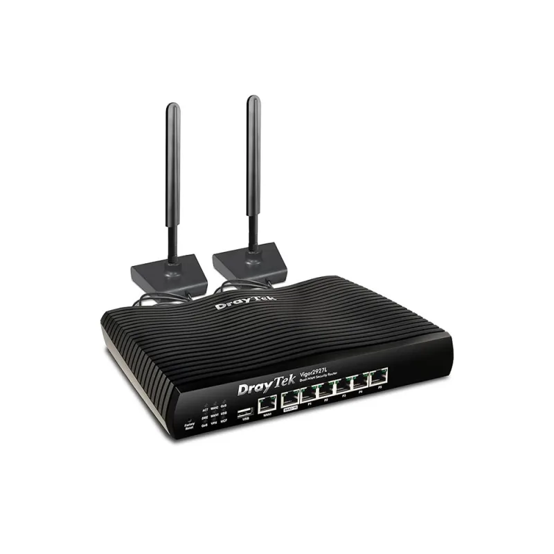 Draytek Vigor V2927LAC-K Dual Band Wi-Fi 5 Gigabit Router | 4G LTE Modem & VLAN Support