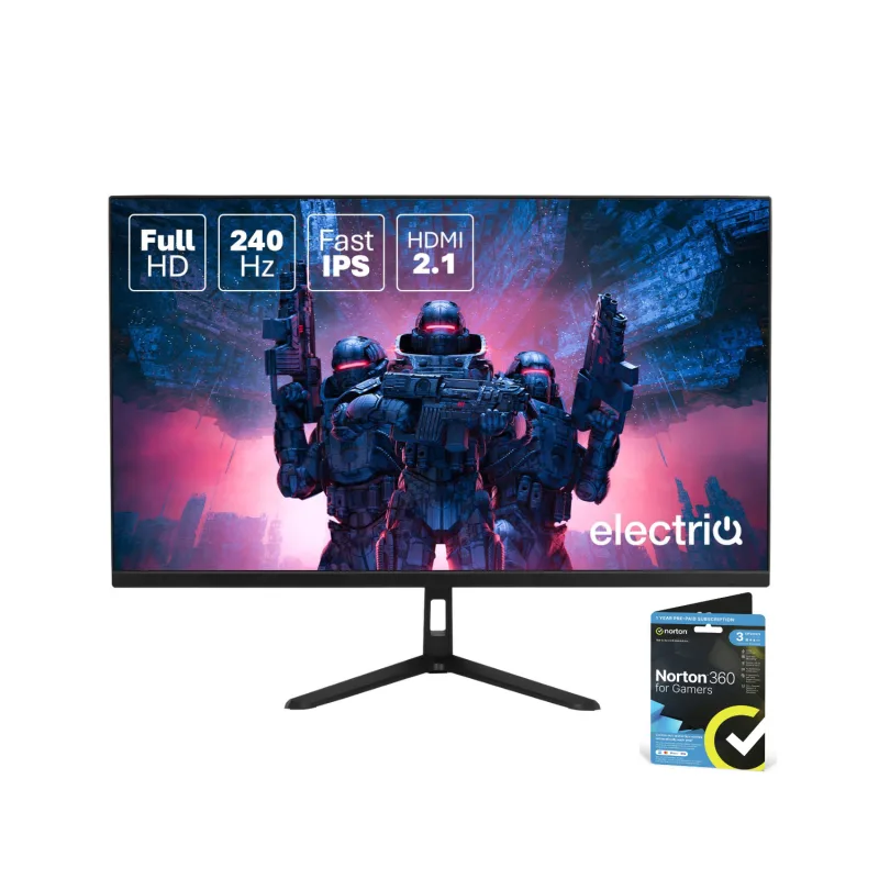 electriQ 24'' Fast IPS Full HD 240Hz Gaming Monitor