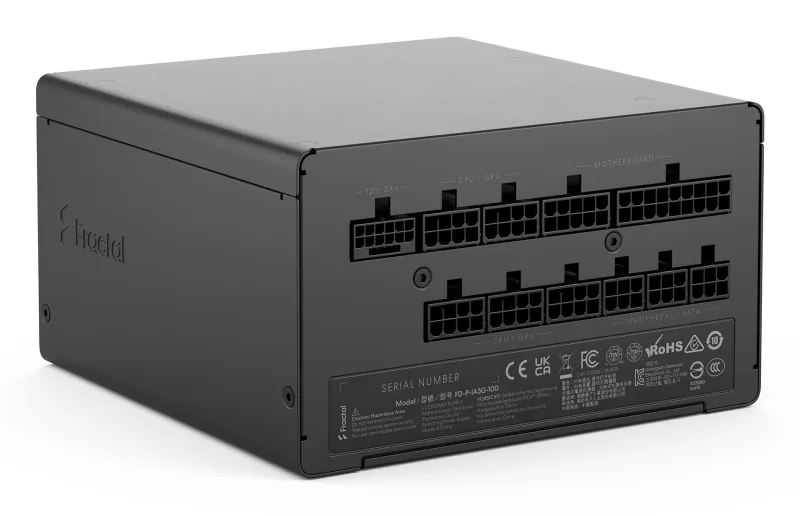 Fractal Design Ion 3 Gold 1000W power supply unit 24-pin ATX ATX Black
