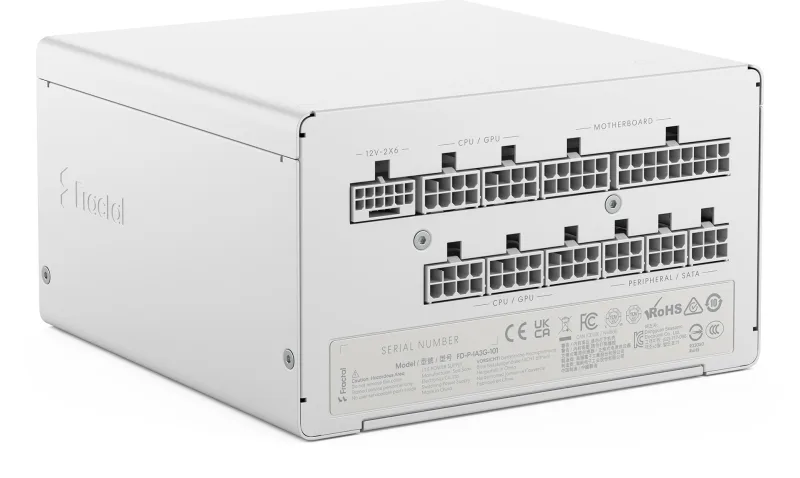 Fractal Design Ion 3 Gold 1000W power supply unit 24-pin ATX ATX White