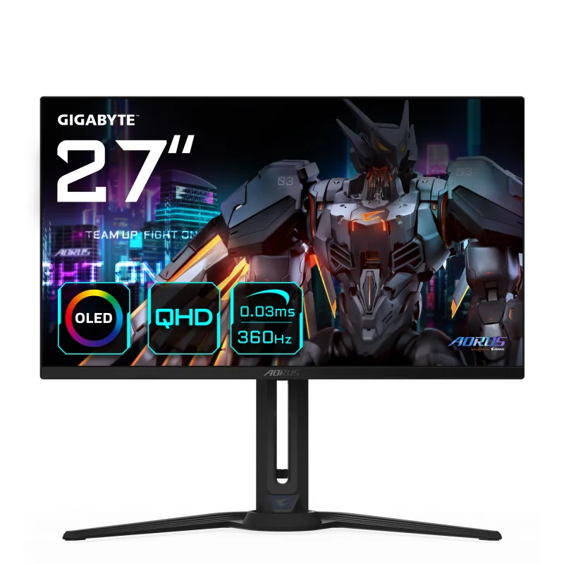 GIGABYTE AORUS FO27Q3 27” OLED Gaming Monitor - 2560 x 1440(QHD). 360H