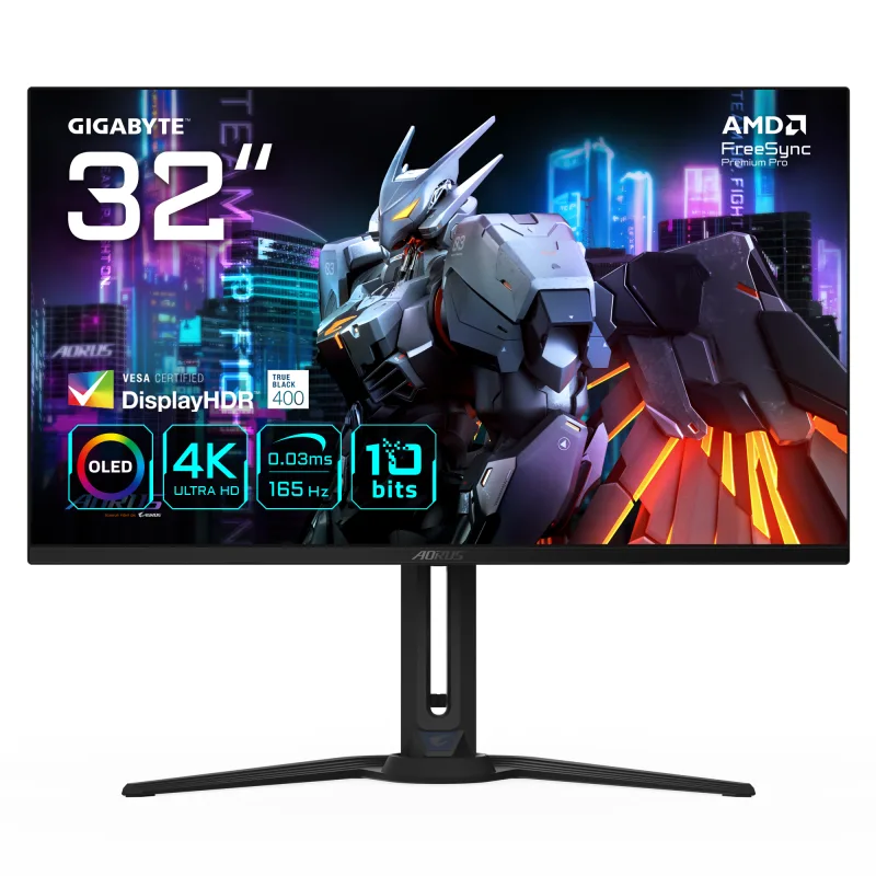 GIGABYTE AORUS FO32U 32 OLED 4K UHD 165Hz 0.03ms Gaming Monitor