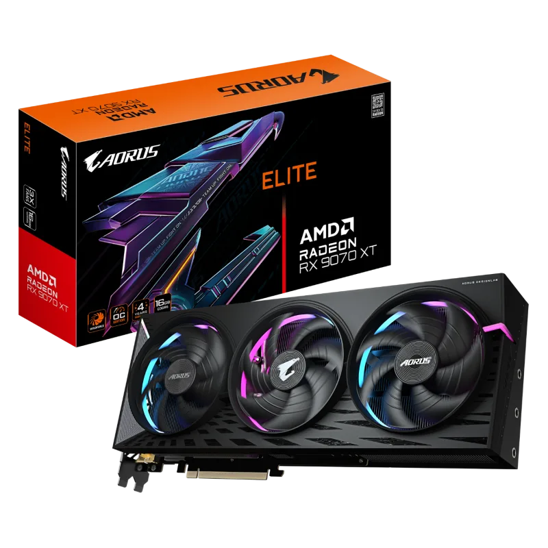 GIGABYTE AORUS Radeon RX 9070 XT ELITE 16GB Graphics Card